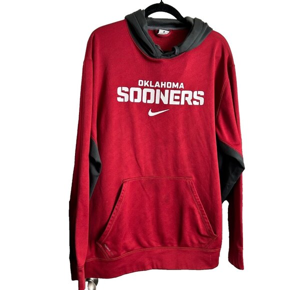 Oklahoma Sooners Nike OU Red Hoodie XL - Picture 2 of 11